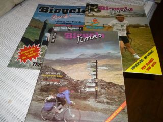 Vintage Bicycle Times Magazine`s X 3 1980s Vgc