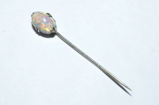 Pretty Vintage Art Deco Stick Pin With A Fire Opal Stone