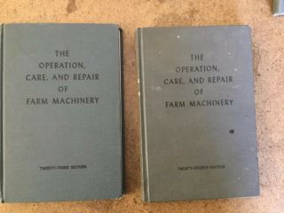 Vintage John Deere Operation Care And Repair Farm Machinery 23rd &24 Editions
