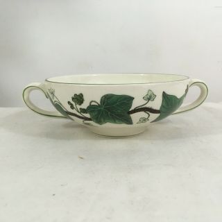 Vintage Wedgwood Queensware Napoleon Ivy Cream Soup Bowl