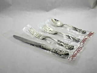 Reed & Barton Francis I 1st Sterling Silver 4 Piece Place Setting -