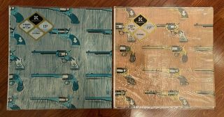 Vintage Kaycrest 1950s Cowboy Western Gun Wrapping Paper - Your Choice