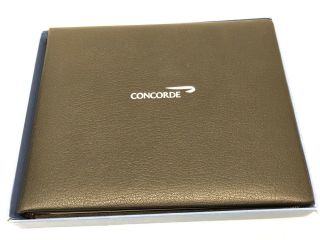 Concorde Smythsons Of Bond Street - Black Leather - Guest Diary Note Book