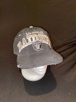 Vintage 1990’s Starter Los Angeles Raiders Snapback Hat Cap