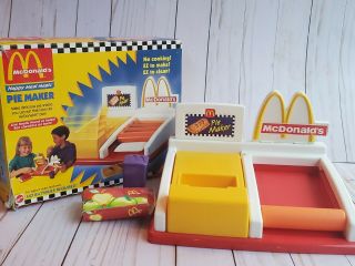 Vintage Mcdonalds Happy Meal Magic Pie Maker Playset 1993 Mattel
