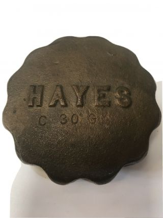 Vibtage Brass Hayes Fuel Gas Cap In And Hard To Find