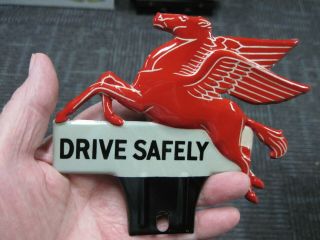 Pegasus Drive Safely License Plate Topper.