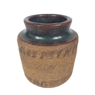 Mid Century Vintage California Studio Ceramic Pottery Vase Art Vessel Signed