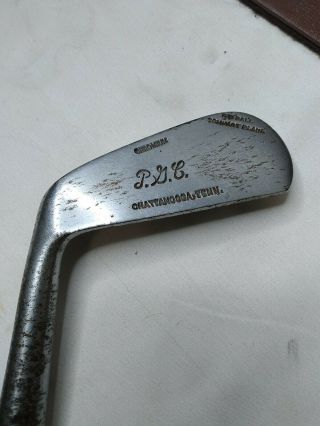 Vintage Hickory Shaft Pgc 3 Iron Left Handed Golf Club