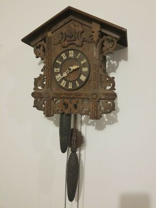 Antique German Cuckoo Clock,  1915