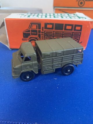 Soviet Ussr Vintage Diecast Military Toy Light Truck 2.  9”