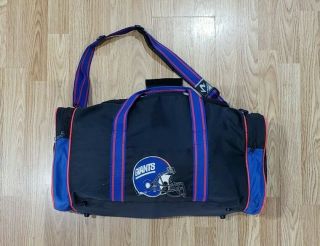 Vintage 80s 90s York Giants Duffle Gym Bag Shoulder Strap Nfl Football Vtg