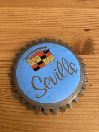 Cadillac Seville Heritage Grille Badge Emblem Medallion Vintage Aftermarket