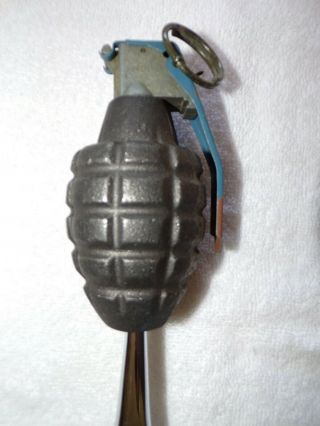 " Vintage Pineapple " Shift Knob M/c Foot Peg " Made In The U S A "