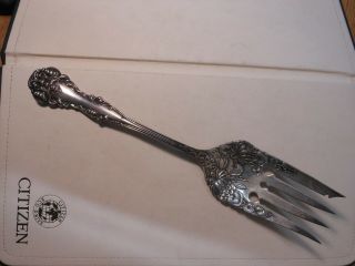 Simpson,  Hall & Miller Cleone Pattern Sterling Silver Cold Meat Fork,  Circa 1905