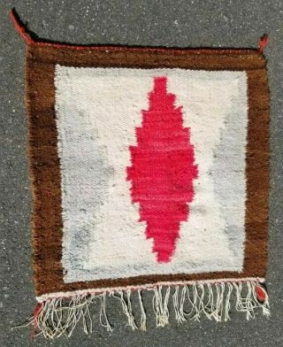 Antique Navajo Rug Germantown Tapestry Gallup Throw Native American Weaving 1900