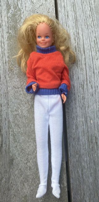 Vintage 1978 Mattel Barbie Skipper Doll Made In Philippines