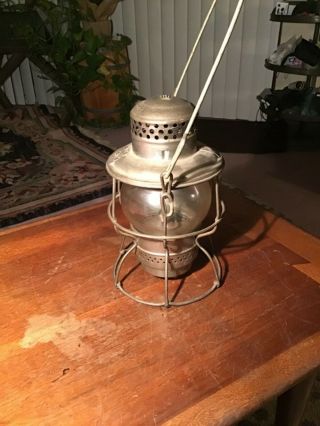 Vintage Antique Adlake Kero Penn Central Railroad Kerosene Lantern