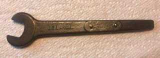 Vintage De Laval No.  4126 Cream Separator Wrench With Screwdriver / Delaval