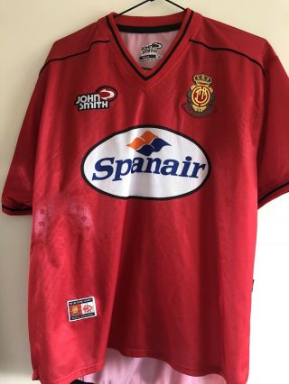 Football Shirt Soccer Mallorca Home 2000/2001 Vintage John Smith Jersey Size M