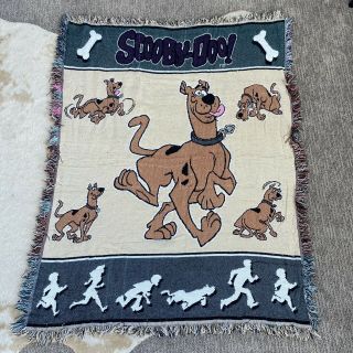 Vintage 90s Scooby - Doo Throw Blanket 38 " X 50 " Northwest Company See Info