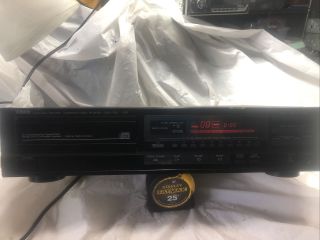Vintage Yamaha Natural Sound Cd Player Cdx - 720 Dosnt Open