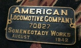 American Locomotive Company 70827 Schenectady 