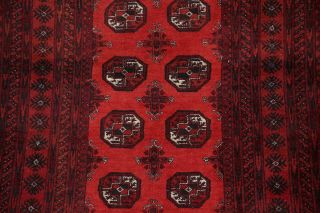 Geometric Tribal Balouch Afghan Area Rug Oriental Hand - Made Kitchen Carpet 4 