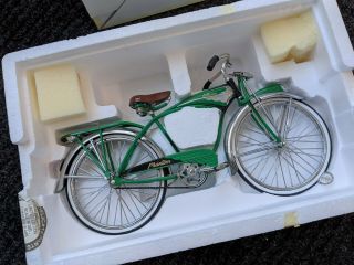 1955 Schwinn Green Phantom Bike By Xonex Diecast Model 1/6.  Number 9 Of 10,  000
