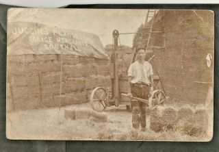 Wfv Early Postcard,  Vintage Hay Stacker,  Juggins Pearce,  Southall W.  Charlie ?