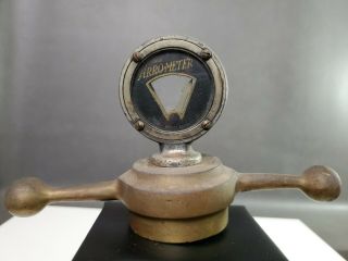 Vintage Radiator Cap Junior Arro - Meter Thermometer Hood Ornament - Bushnell Mfg.