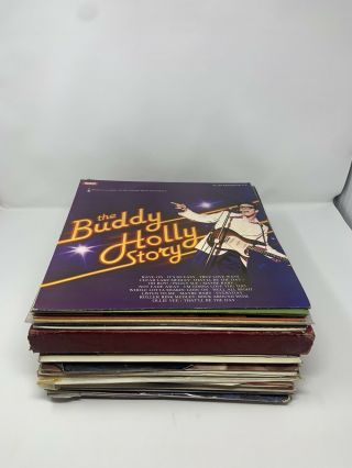 Joblot Of Vintage Vinyl 12 " Records - Buddy Holly,  Judy Garland,  Tom Jones Etc