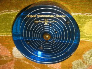 United Aircraft Corporation Solar System Paperweight One Of A Kind