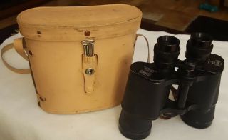 Vtg.  Yoshida Tokyo Japan Binoculars With Thorobred Coated Optics 7 X 50 & Case