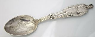 University Of Virginia Uva General Robert E Lee Sterling Silver Souvenir Spoon