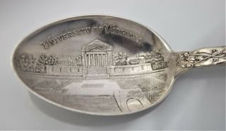 University of Virginia UVA General Robert E Lee Sterling Silver Souvenir Spoon 2
