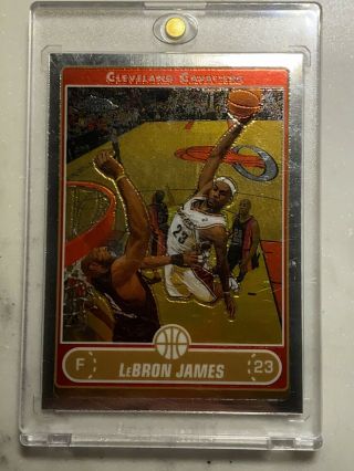 2006 - 07 Topps Chrome Lebron James 67 Cavaliers Lakers - Great Centering