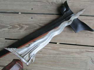 Early Balinese Kris Keris Dagger Sword Watered Steel Blade Damascus