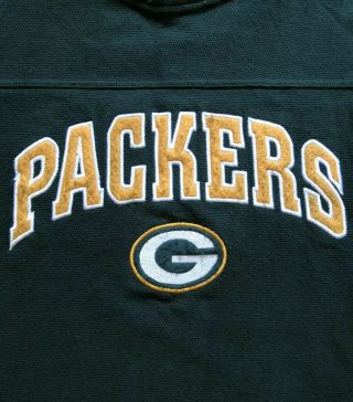 Vintage 90s Green Bay Packers Lee Sports X Nfl Green Sweatshirt Fits L - Xl