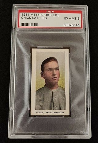 1911 M116 Sporting Life Chick Lathers Graded Psa 6 Exmt