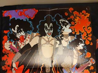 Vintage 1978 Kiss Gene Simmons Solo Vinyl w/poster Casablanca NBLP 7120 2
