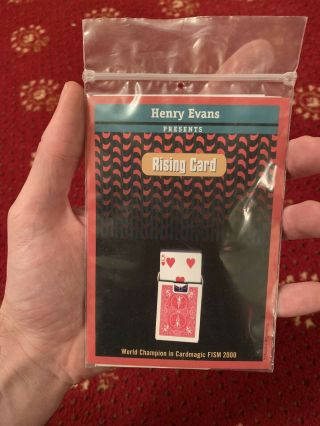 Vintage Magic Trick - Rising Card By Henry Evans - Fism World Champion Magician