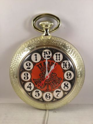 Vintage Bar Wall Clock Have Another Electric Plastic Spartus