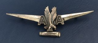 American Airlines Flight Engineer Pilot Wings “lgb Sterling” 1959 Second Officer