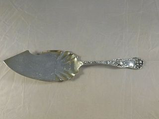 Mauser / Shiebler American Beauty Sterling Silver Fish Serving Knife 11 1/4 "