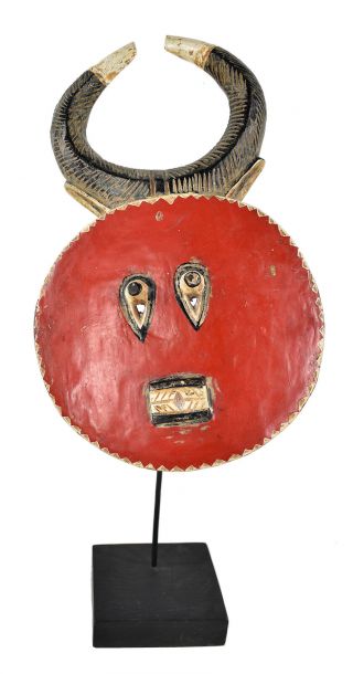 Baule Goli Mask Kplekple Custom Stand African Art