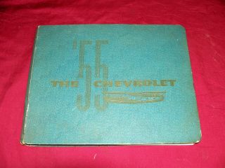 RARE 1955 Chevrolet Dealership Salesman ' s Car Dealer Features Sales Book Chevy 2