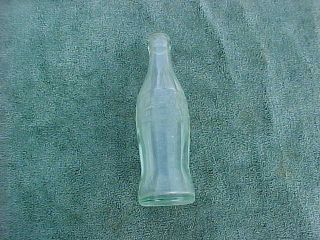 Antique Hawkinsville Georgia Ga Hobbleskirt Coca Cola Contour Glass Bottle 1915