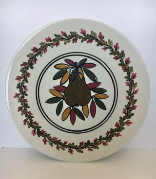 Keramikos Vintage Greek Hand - Painted Decorative Plate -
