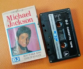 Michael Jackson [ The Best Of ] Vintage Cassette Thailand Edition